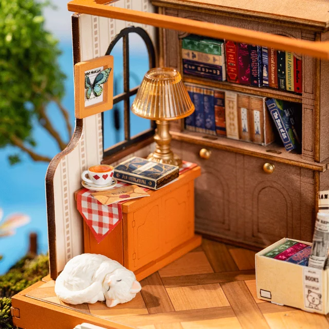 Bausatz- Buchhandlung Muse (aus Holz) - Aus Holz