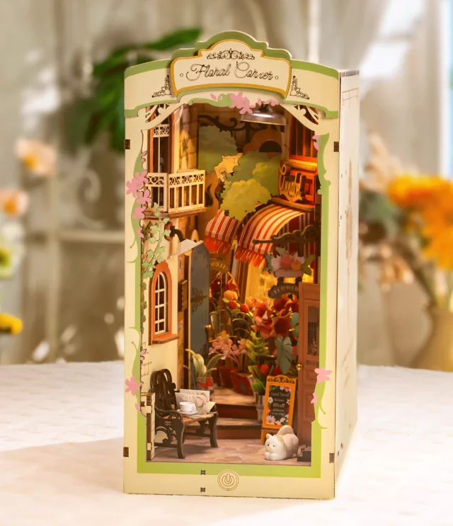 Bausatz – Blumenecke (aus Holz) - Robotime