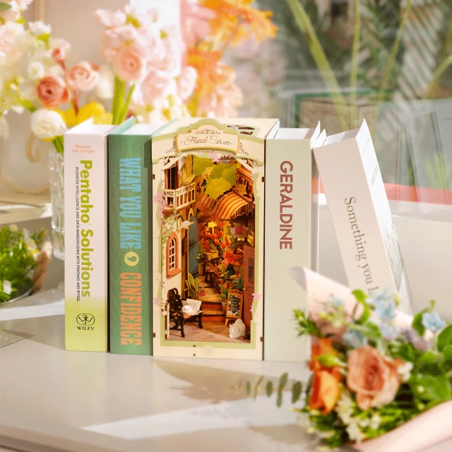 Bausatz – Blumenecke (aus Holz) - Robotime