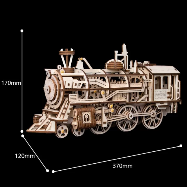 Bausatz - Lokomotive (aus Holz) - Robotime