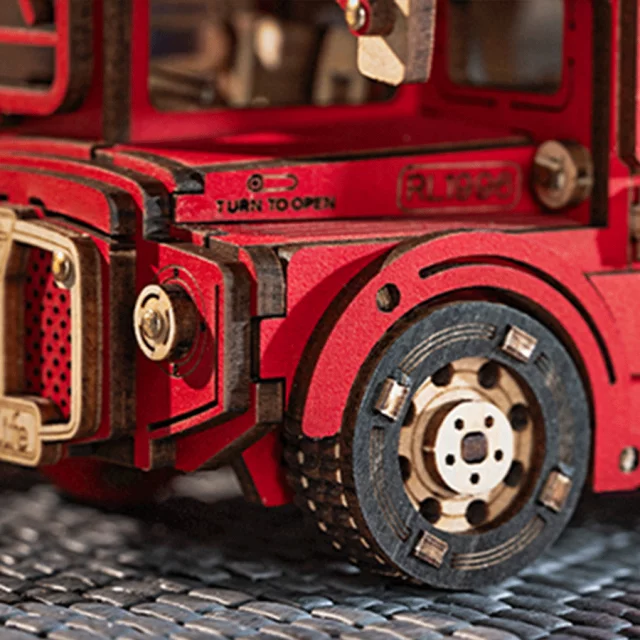 Bausatz - Londoner Bus (aus Holz) - Aus Holz