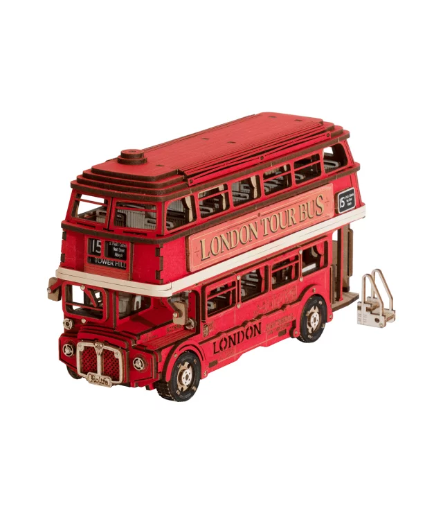 Bausatz - Londoner Bus (aus Holz) - Robotime