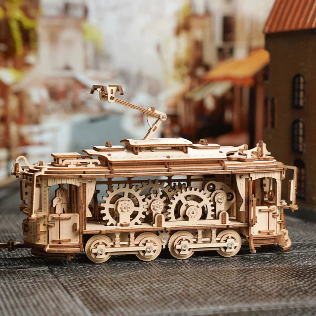 Bausatz - Stadtbahn (aus Holz) - Robotime
