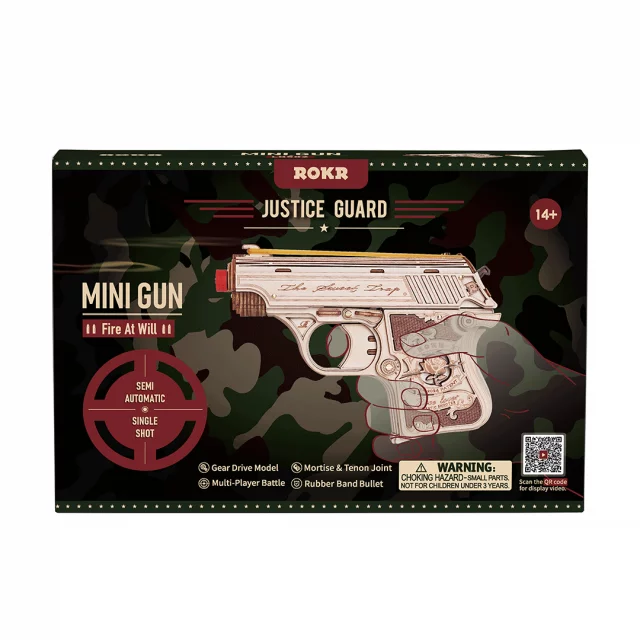 Bausatz- Mini Gun (aus Holz) - Aus Holz