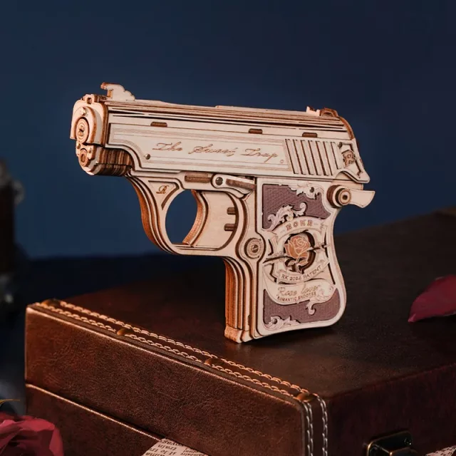 Bausatz- Mini Gun (aus Holz) - Aus Holz