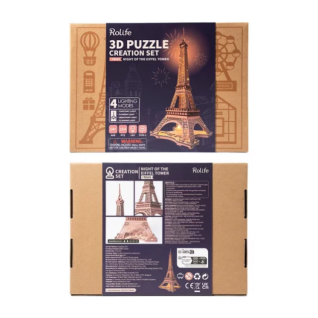Bausatz – Nacht-Eiffelturm (aus Holz) - Aus Holz