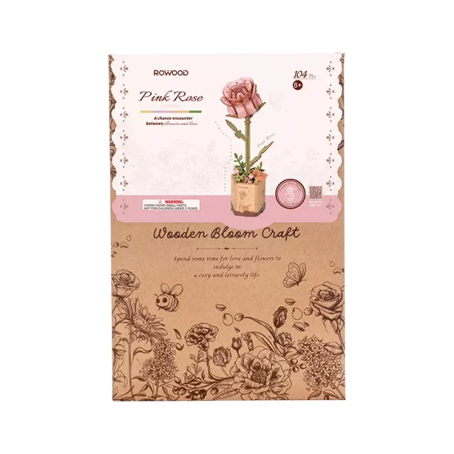 Bausatz- Rose (aus Holz) - Aus Holz