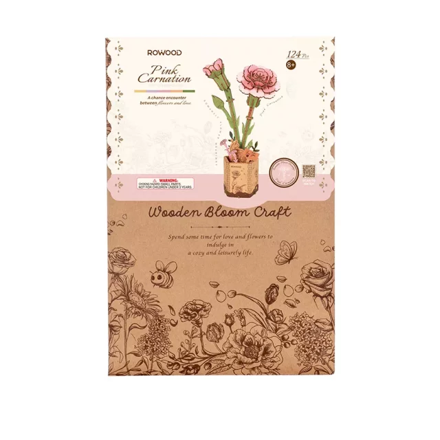 Bausatz - Rote Rose (aus Holz) - Aus Holz