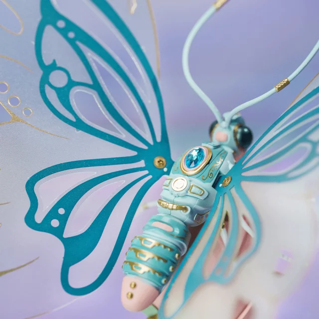 Bausatz – Rosa Schmetterling (Robotime) - Aus Holz