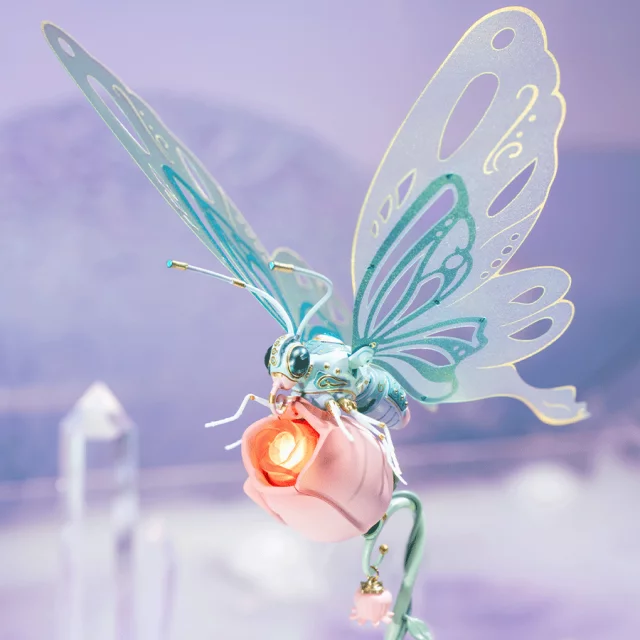 Bausatz – Rosa Schmetterling (Robotime) - Aus Holz