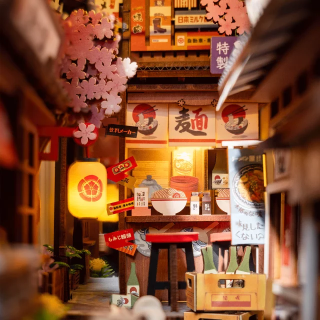 Bausatz - Sakura Wine Alley (aus Holz) - Robotime