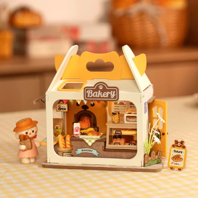 Bausatz - Teddys Bäckerei (aus Holz) - Robotime