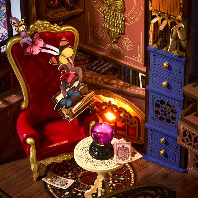 Bausatz - Buchstütze The Magic Fantasy Corner (dřevěná) - Lesezeichen