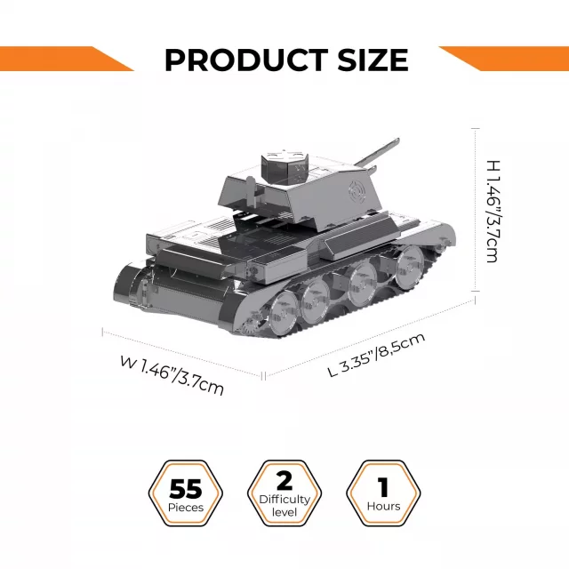 Bausatz World of Tanks - Cruiser Mk III (aus Metall) - Metal Time