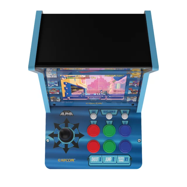Evercade Alpha Mega Man Bartop Arcade Tabletop Retro Arcade Maschine - Spielkonsole