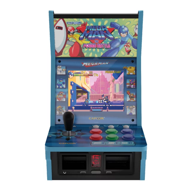 Evercade Alpha Mega Man Bartop Arcade Tabletop Retro Arcade Maschine - Spielkonsole