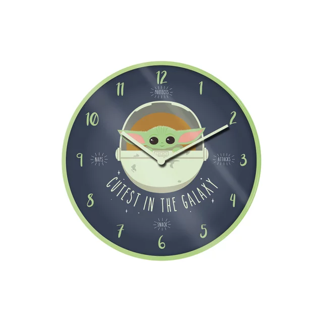 Wanduhr Star Wars: The Mandalorian - Cutest in the Galaxy