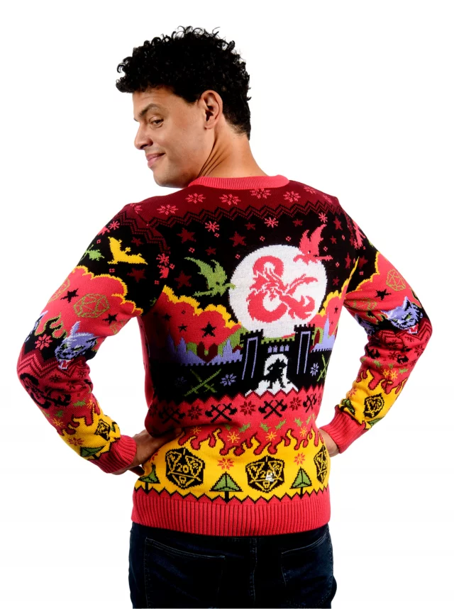 Weihnachtspullover Dungeons & Dragons - Christmas Jumper (größe XXXL)