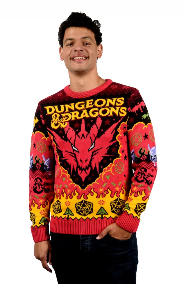 Weihnachtspullover Dungeons & Dragons - Christmas Jumper (größe XXXL)