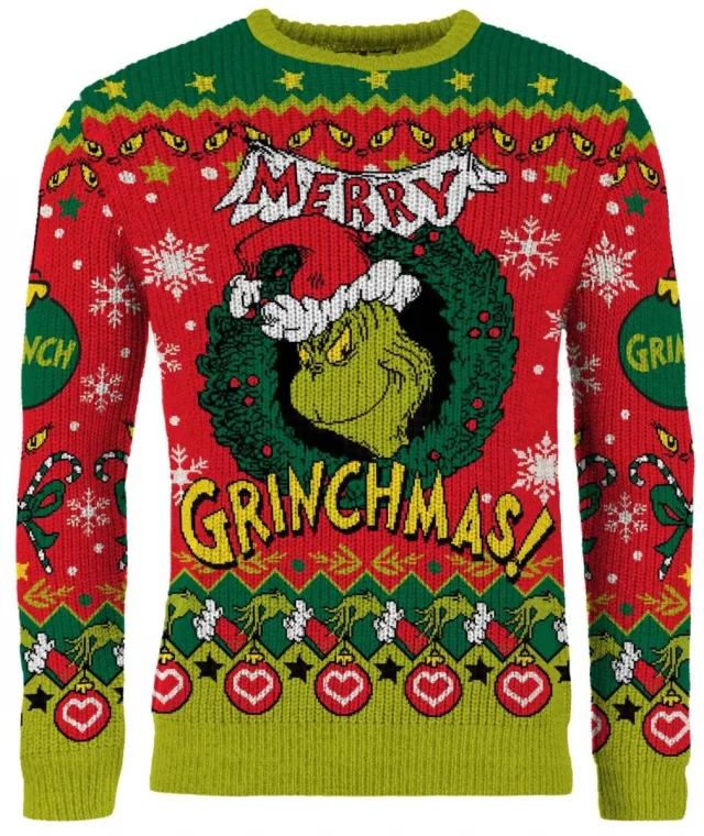 Weihnachtspullover Grinch - Christmas Jumper (größe XXL)