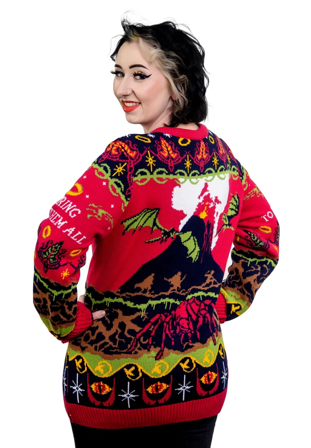 Weihnachtspullover Lord Of The Rings - One Sweater To Rule Them All (größe XL)