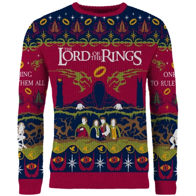 Weihnachtspullover Lord Of The Rings - One Sweater To Rule Them All (größe XL)