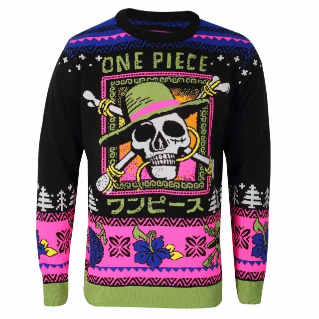 Weihnachtspullover One Piece - Straw Hat Crew (größe XXL) - Anime