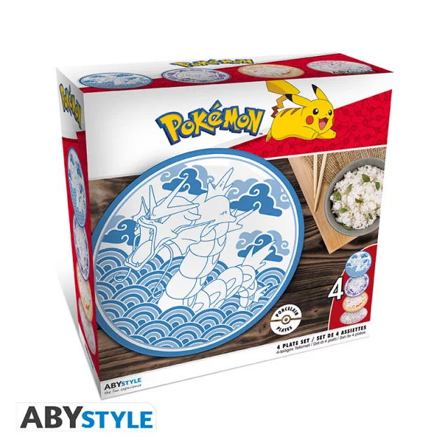Teller Pokemon - Japanese Style (beschädigte Verpackung) - Pokémon