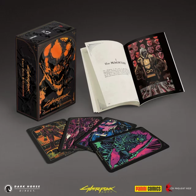 Tarotkarten Cyberpunk 2077 - The Official Tarot Deck & Guidebook (Karten + Handbuch) - Buch
