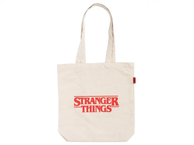 Tasche Stranger Things - Logo (Stoff) - Strandtaschen