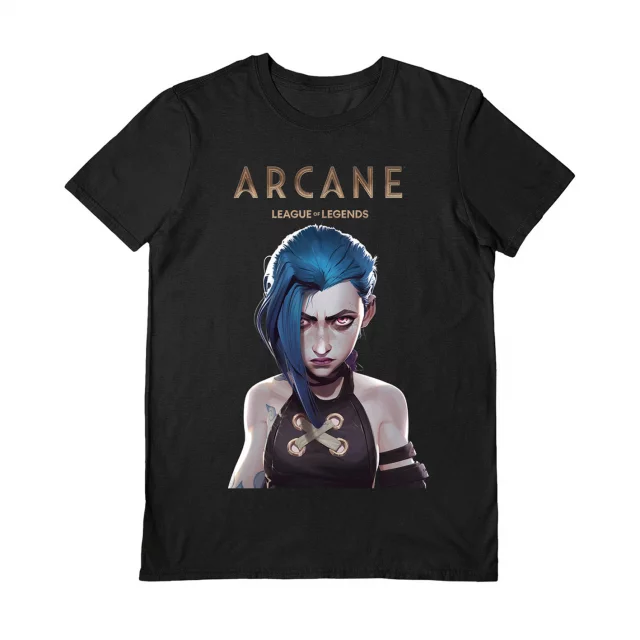 T-Shirt Arcane - Jinx Black (größe XL) - League of Legends