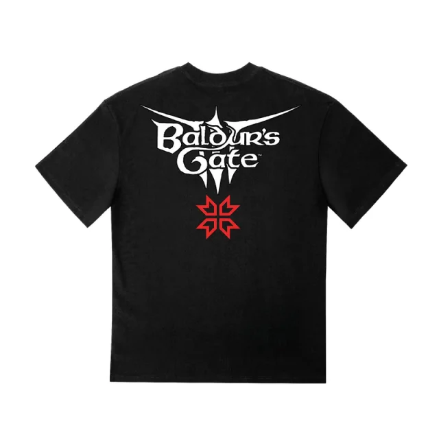 T-Shirt Baldurs Gate 3 - Logo Black (größe XXXL)