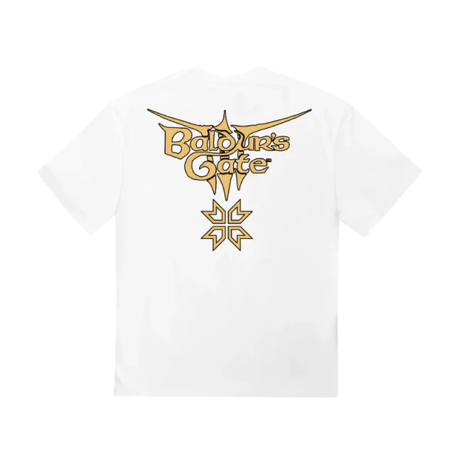 T-Shirt Baldurs Gate 3 - Logo White (größe XXXL)