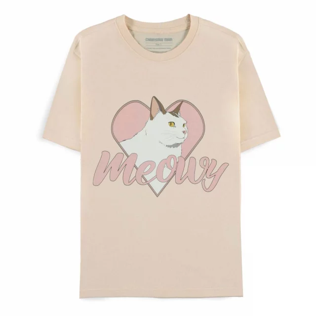 T-Shirt Chainsaw Man - Meowy (größe XS) - Anime