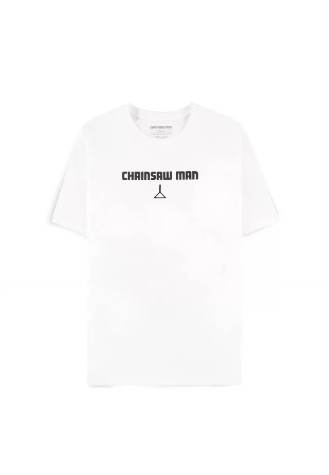 T-Shirt Chainsaw Man - Outlined (größe XXL) - Anime