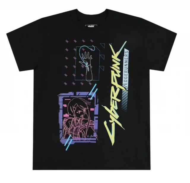 T-Shirt Cyberpunk: Edgerunners - Neon Lucy (größe XXL) - Anime