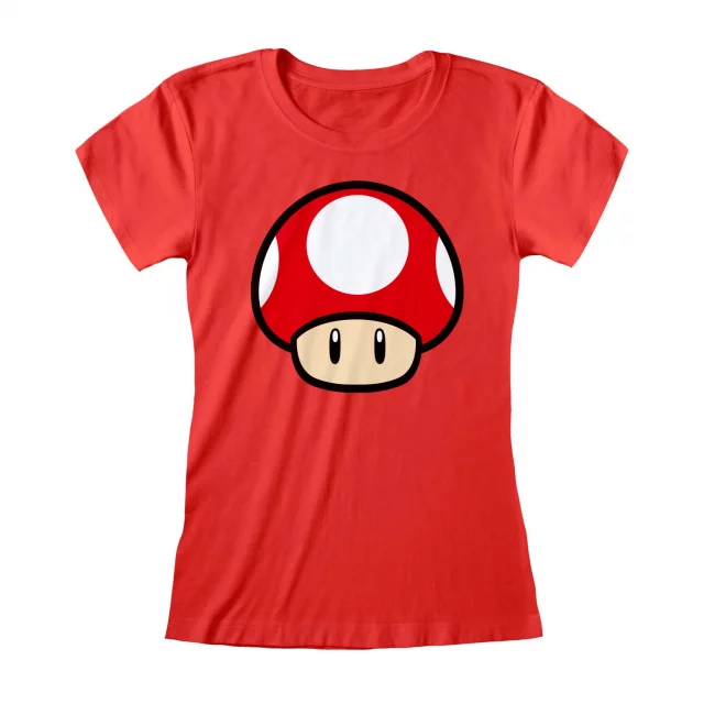 T-Shirt Damen Super Mario - Mushroom (größe XXL)