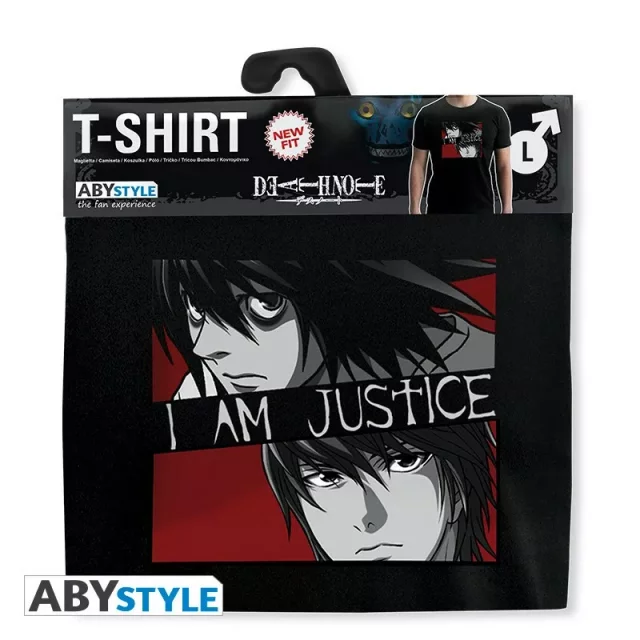 T-Shirt Death Note - I am Justice (größe XXL) - Anime