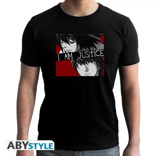 T-Shirt Death Note - I am Justice (größe XXL) - Anime