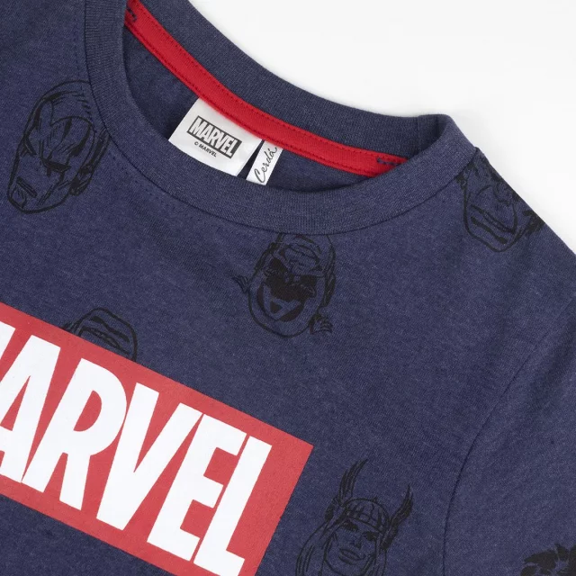 Kinder-T-Shirt Marvel - Logo (größe 116)