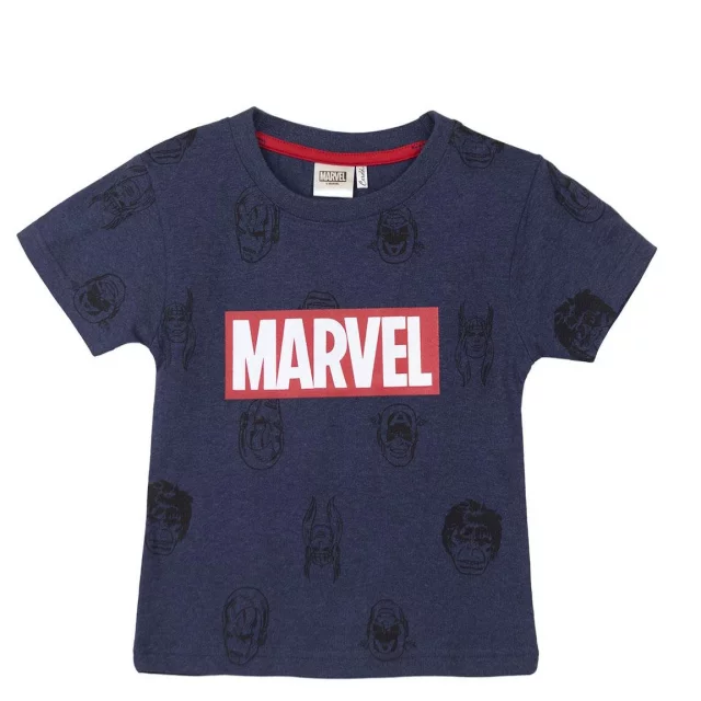 Kinder-T-Shirt Marvel - Logo (größe 116)