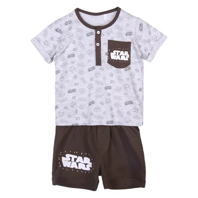 Kinder-T-Shirt Star Wars - Logo Set (T-Shirt + Shorts) (größe 36 Monate) - The Mandalorian