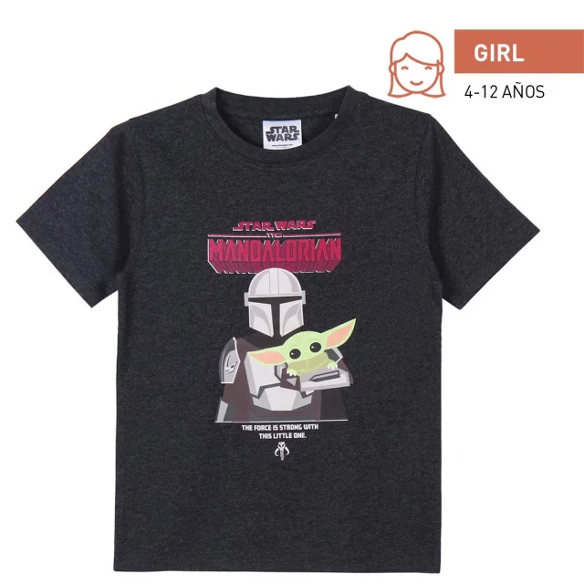 Kinder-T-Shirt Star Wars: The Mandalorian - Mando & Grogu (größe 158)