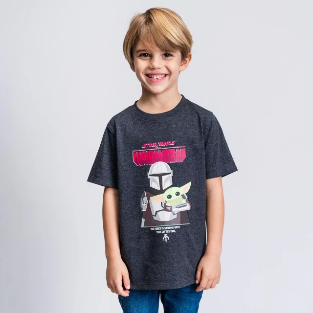 Kinder-T-Shirt Star Wars: The Mandalorian - Mando & Grogu (größe 158)