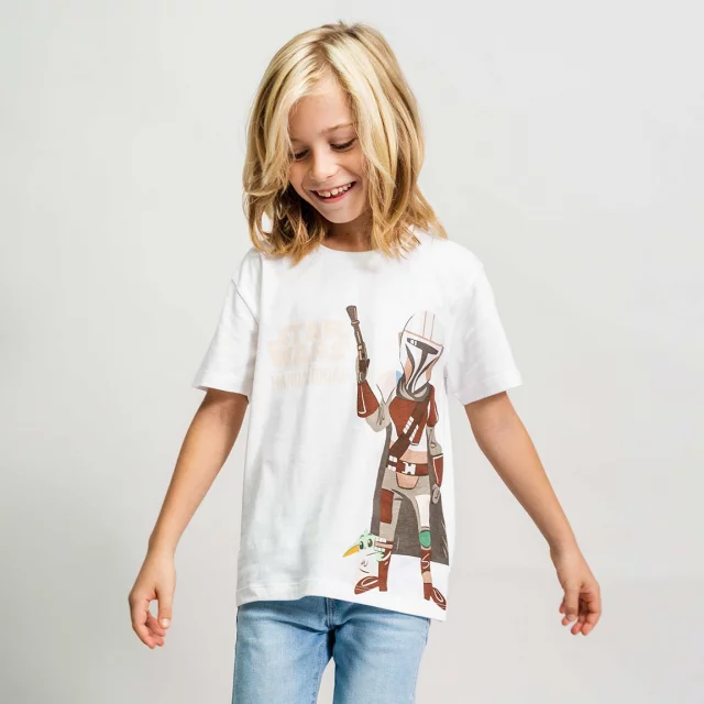 Kinder-T-Shirt Star Wars: The Mandalorian - Mando (größe 164)