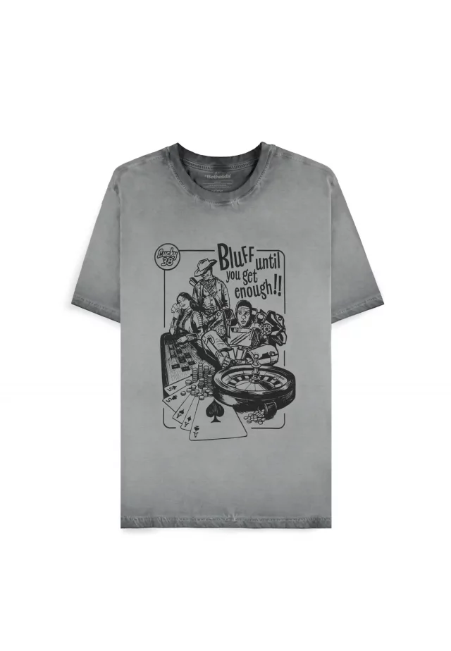 T-Shirt Fallout - Bluff until you get enough! (größe XXL)