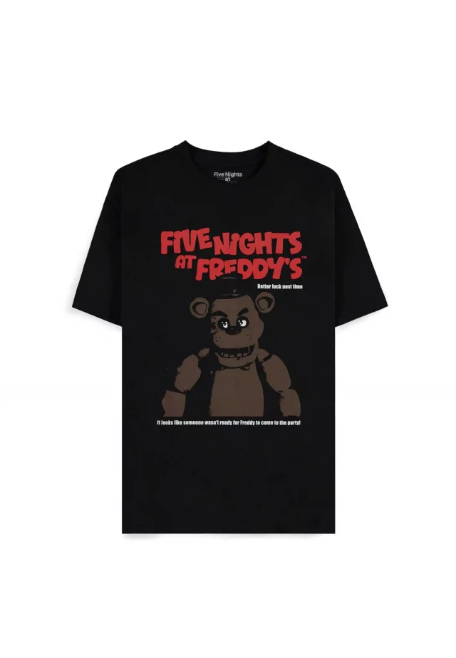 T-Shirt Five Nights At Freddys - Better luck next time (größe XXL)