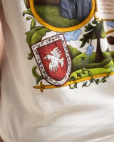 Tričko Kingdom Come: Deliverance II - Zajíc s Warhorse štítem (výšivka) dupl