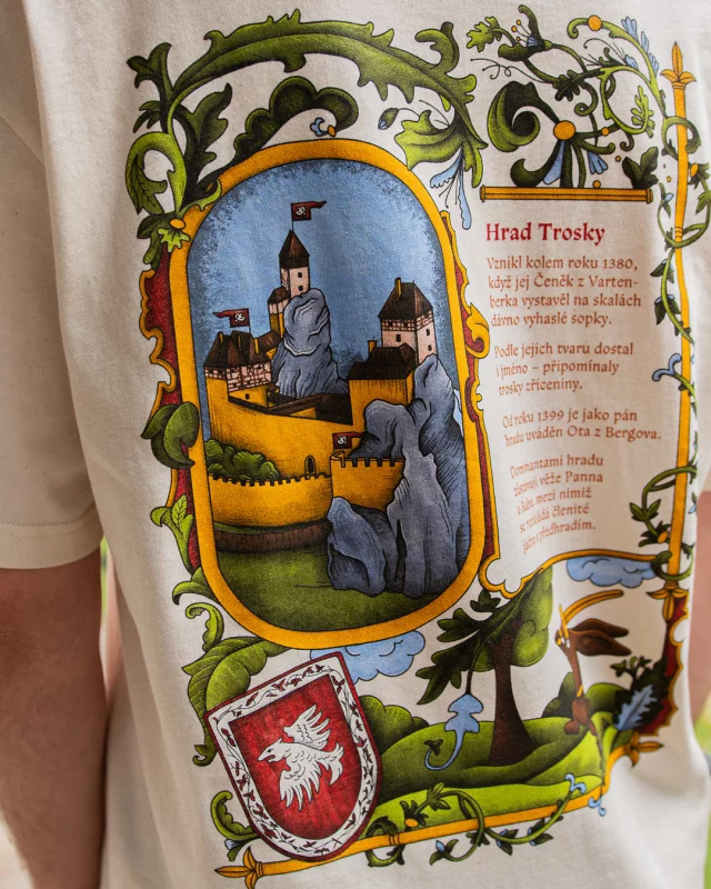 T-Shirt Kingdom Come: Deliverance II - Burg Trosky (größe XXXL) - Xzone Originals