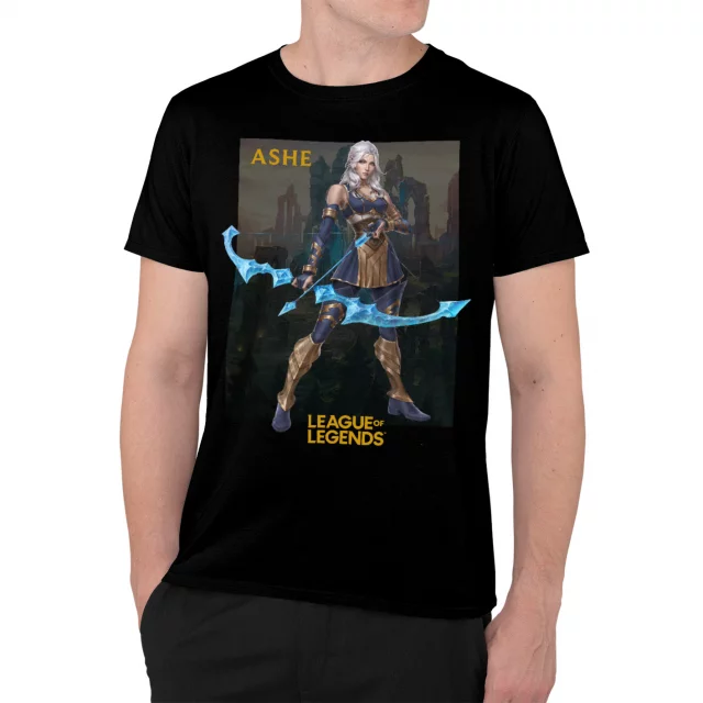 T-Shirt League of Legends - Ashe (größe XL) - Arcane